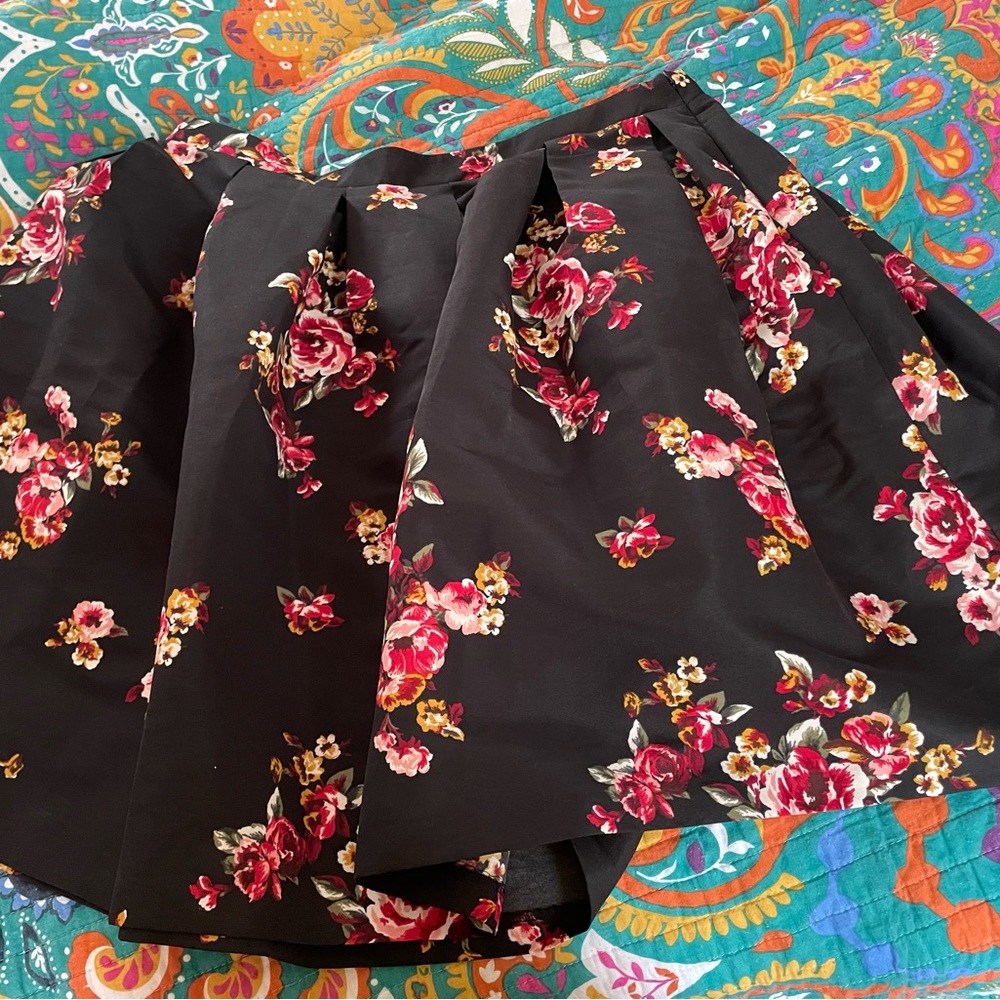 It is a floral skirt